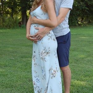 Blue Life Maxi Floral Dress